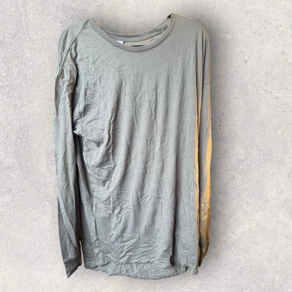 LulaRoe Hudson 2XL  Solid Gray Print Long sleeves NWT HTF Unicorn